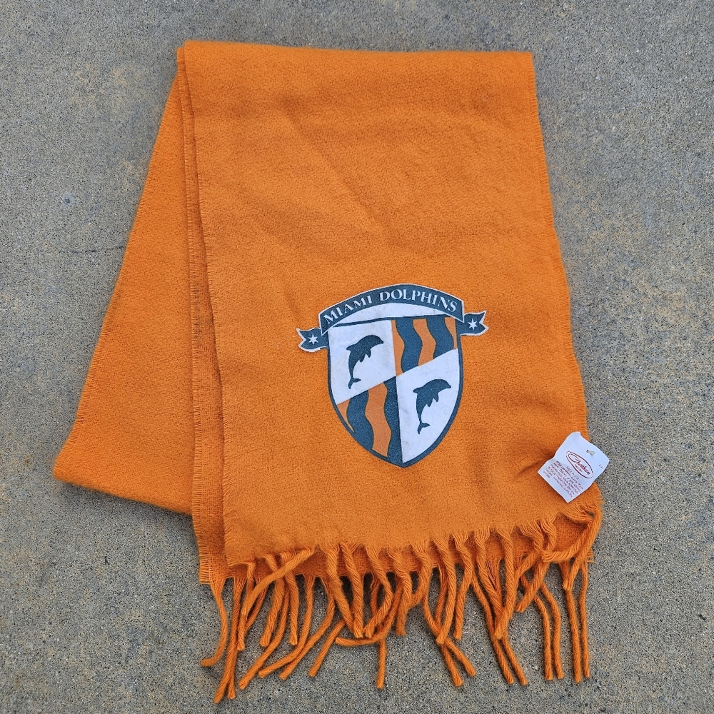 NWT Vintage Chatham Miami Dolphins Scarf